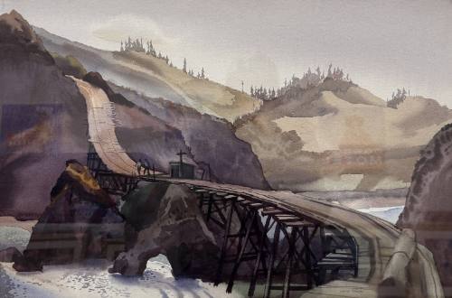 Railroad Trestle at Elk