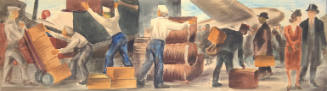 Mural Study - Burbank Post Office
