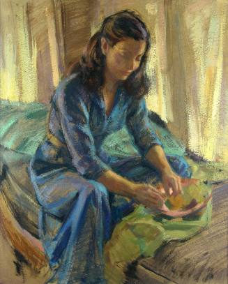 Woman in Blue