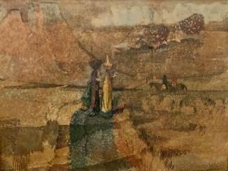 Untitled (Four Figures in Desert Landscape)