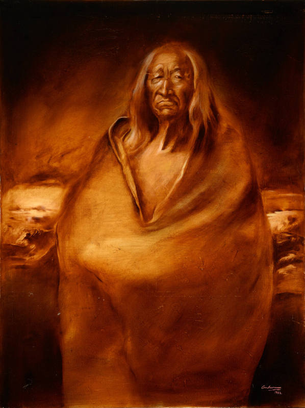 Indian Man in Orange