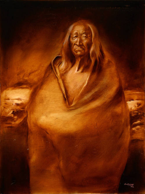 Indian Man in Orange