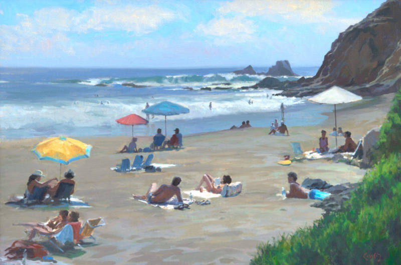 Big Surf at Crescent Beach