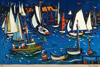 Boats in the Harbor (Balboa Byzantine Style)